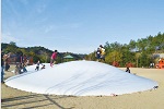 永楽ゆめの森公園 公園 ピクニック 芝生広場 大型遊具 ふわふわドーム スケートボード広場