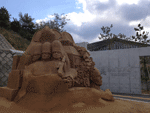 旅行観光スポット 鳥取砂丘 砂の美術館