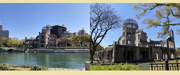 原爆ドーム 広島観光 世界遺産 史跡 修学旅行 写真