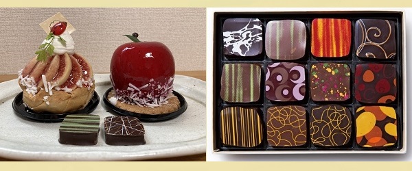 パティスリーマチルダ スイーツ ケーキ チョコレート 洋菓子 マカロン 広島グルメ 写真